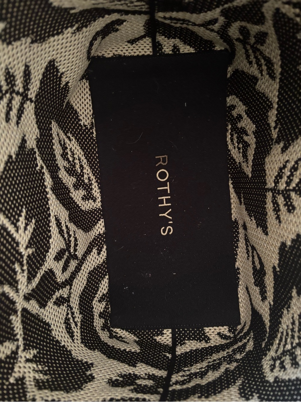 Rothy's The Lightweight Tote - Jardin Black - Picture 4 of 5